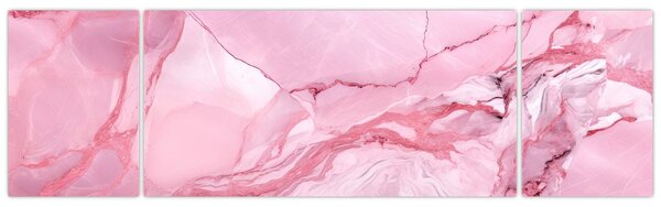Obraz - Růžový mramor (170x50 cm)
