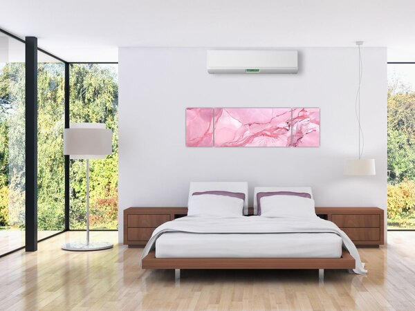 Obraz - Růžový mramor (170x50 cm)