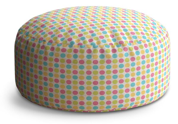 Sablio Taburet Circle Veselé barevné puntíky: 40x50 cm