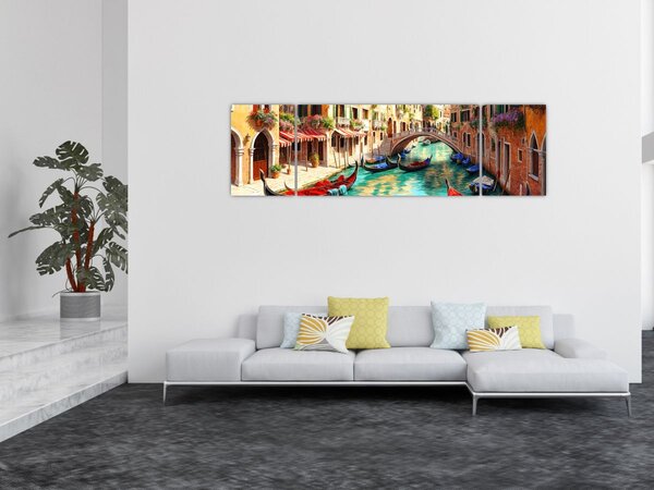 Obraz - Benátky (170x50 cm)