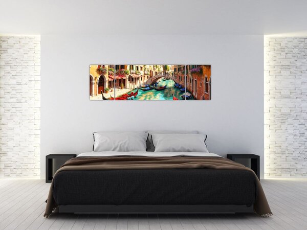 Obraz - Benátky (170x50 cm)