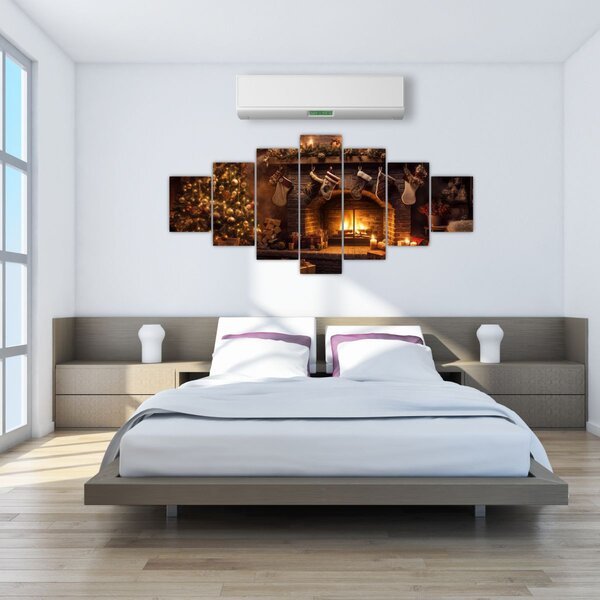 Obraz - Vánoční atmosféra (210x100 cm)