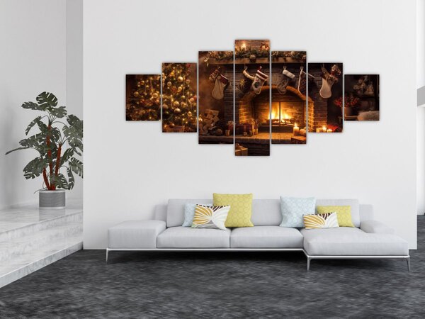 Obraz - Vánoční atmosféra (210x100 cm)