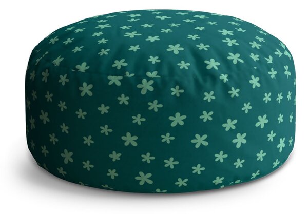Sablio Taburet Circle Zelené hvězdy: 40x50 cm