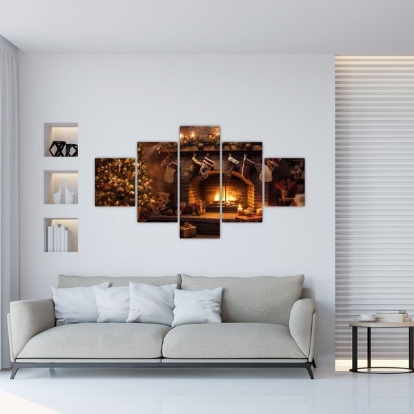 Obraz - Vánoční atmosféra (125x70 cm)