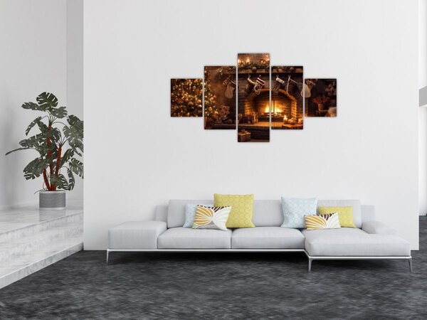 Obraz - Vánoční atmosféra (125x70 cm)