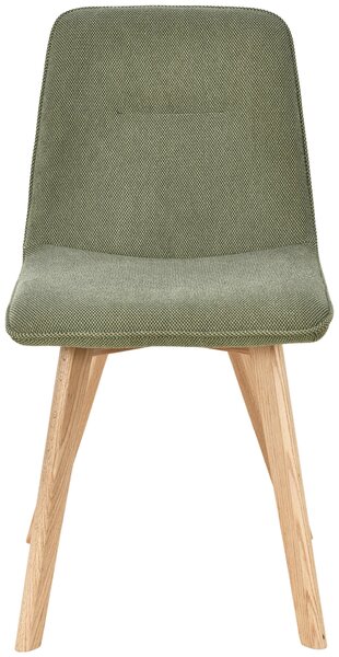 ŽIDLE, zelená, barvy dubu Stylife - Jídelní židle