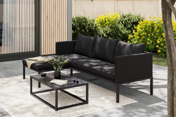 TERASOVÁ SEDACÍ SOUPRAVA 3dílné, kov, textil Ambia Garden - Online Only zahradní nábytek, Online Only