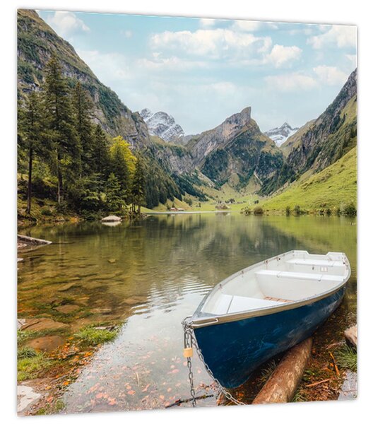 Obraz - Seealpsee, jezero Švýcarska (30x30 cm)