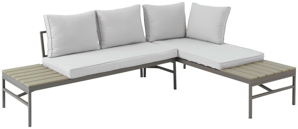 TERASOVÁ SEDACÍ SOUPRAVA kov, plast, textil Luca Bessoni - Online Only zahradní nábytek, Online Only