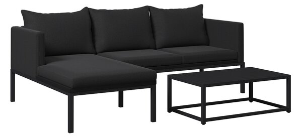 TERASOVÁ SEDACÍ SOUPRAVA 3dílné, kov, textil Ambia Garden - Online Only zahradní nábytek, Online Only