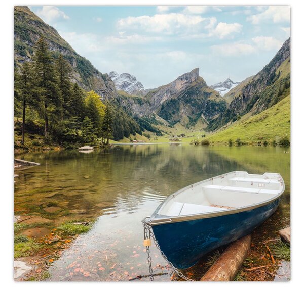 Obraz - Seealpsee, jezero Švýcarska (30x30 cm)