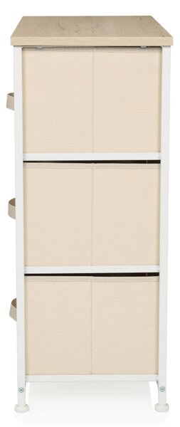 KOMODA, béžová, 63,5/73/30 cm MID.YOU - Široké komody, Online Only