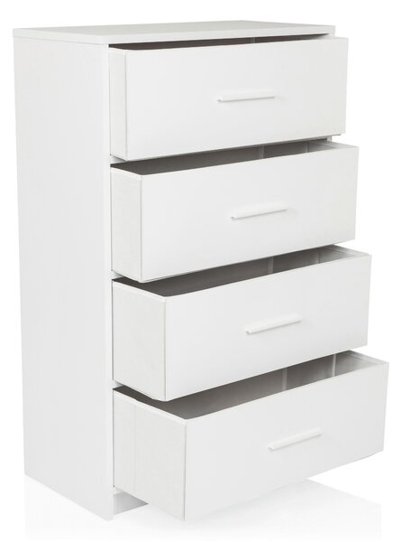 KOMODA, bílá, 58/91,5/30 cm MID.YOU - Široké komody, Online Only