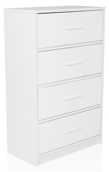KOMODA, bílá, 58/91,5/30 cm MID.YOU - Široké komody, Online Only