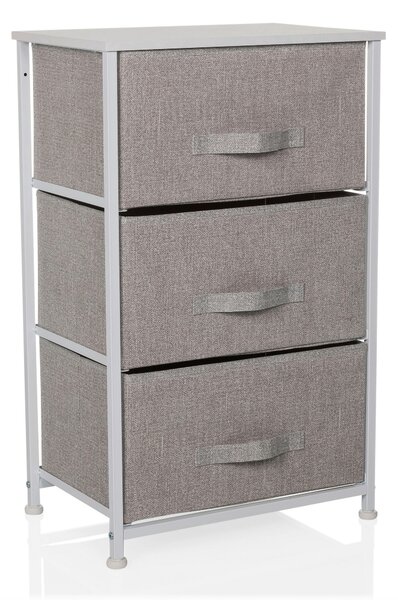 KOMODA, šedá, 45/73/30 cm MID.YOU - Široké komody, Online Only