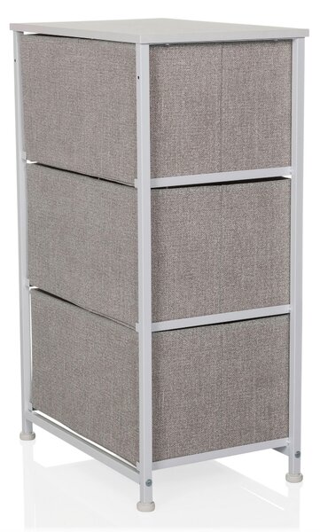 KOMODA, šedá, 45/73/30 cm MID.YOU - Široké komody, Online Only