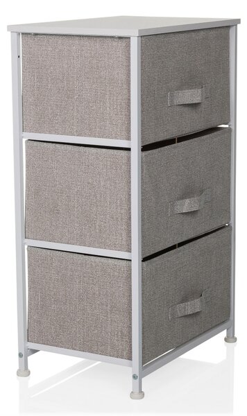 KOMODA, šedá, 45/73/30 cm MID.YOU - Široké komody, Online Only