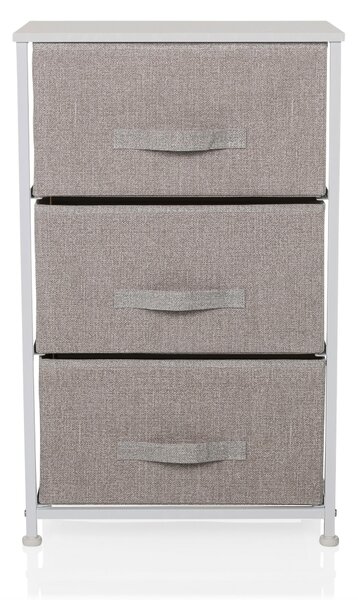 KOMODA, šedá, 45/73/30 cm MID.YOU - Široké komody, Online Only