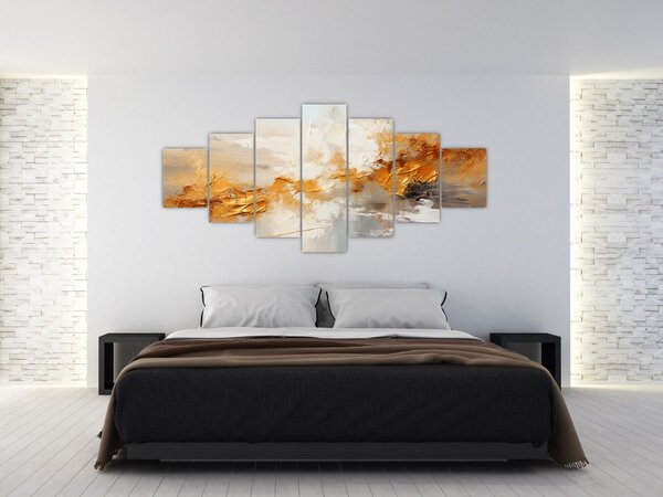 Obraz - Zlatá textura (210x100 cm)
