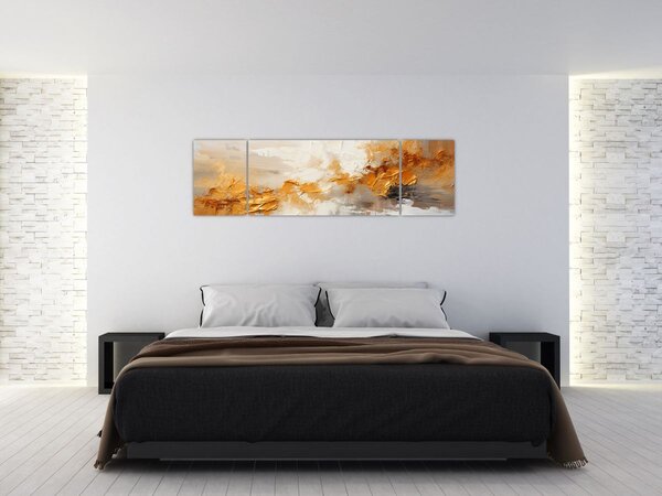 Obraz - Zlatá textura (170x50 cm)