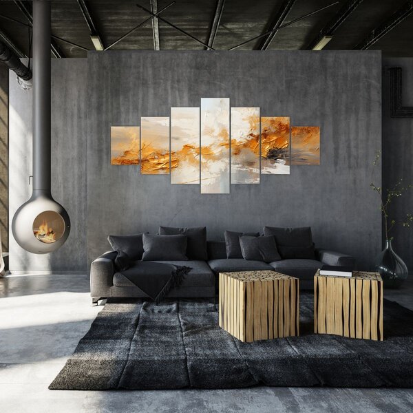 Obraz - Zlatá textura (210x100 cm)
