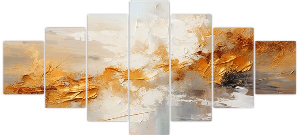 Obraz - Zlatá textura (210x100 cm)