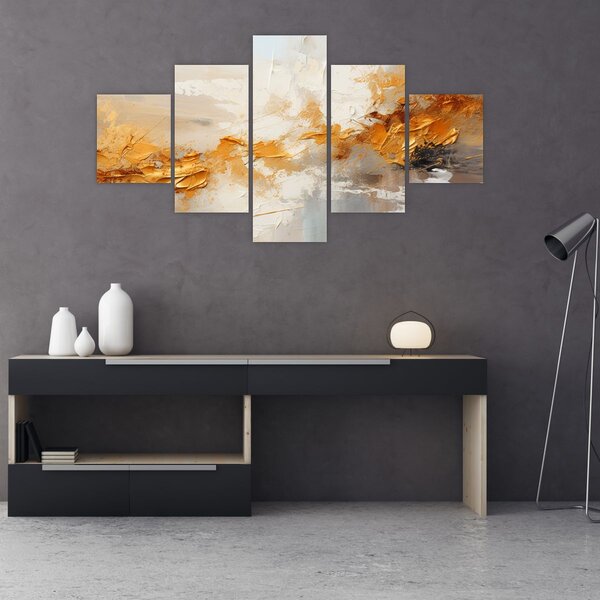 Obraz - Zlatá textura (125x70 cm)