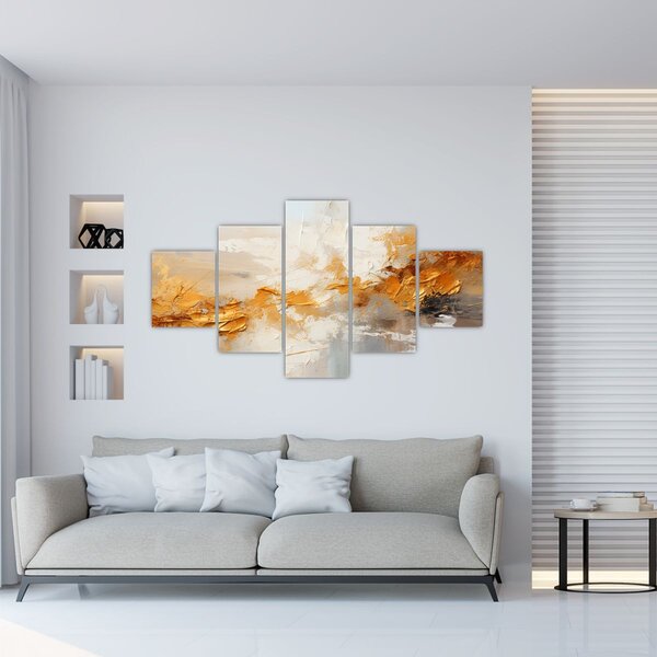 Obraz - Zlatá textura (125x70 cm)