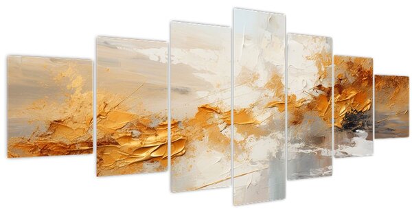 Obraz - Zlatá textura (210x100 cm)