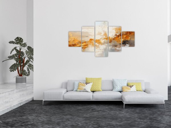 Obraz - Zlatá textura (125x70 cm)