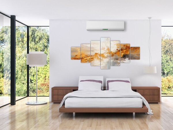 Obraz - Zlatá textura (210x100 cm)