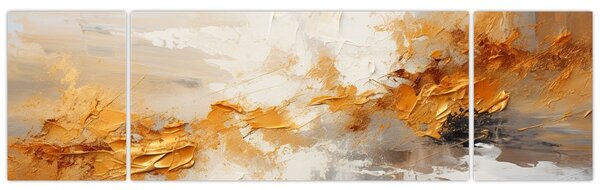 Obraz - Zlatá textura (170x50 cm)