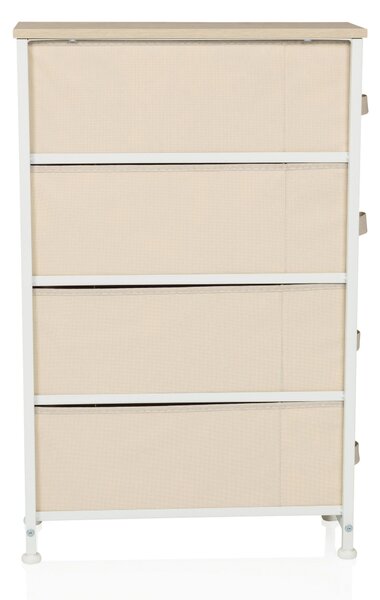 KOMODA, béžová, 20/76/48 cm MID.YOU - Široké komody, Online Only