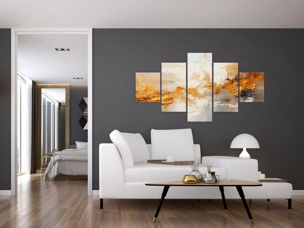 Obraz - Zlatá textura (125x70 cm)