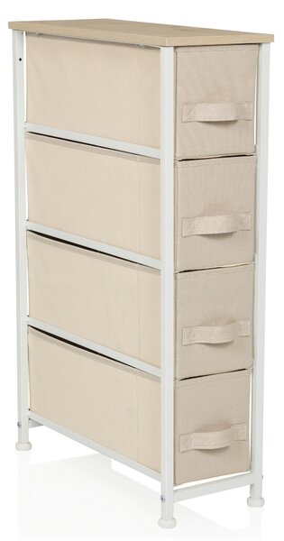 KOMODA, béžová, 20/76/48 cm MID.YOU - Široké komody, Online Only