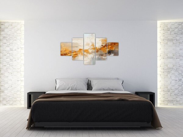 Obraz - Zlatá textura (125x70 cm)