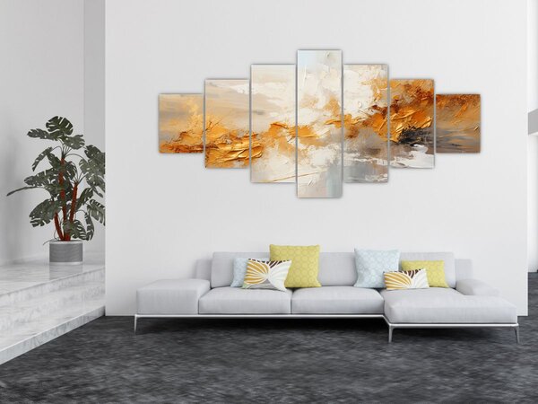 Obraz - Zlatá textura (210x100 cm)