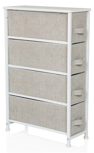 KOMODA, šedá, 20/76/48 cm MID.YOU - Široké komody, Online Only