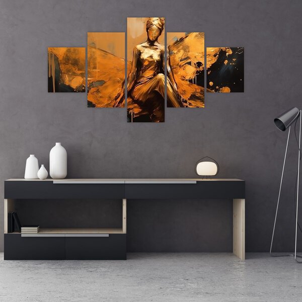 Obraz - Abstrakce víly (125x70 cm)