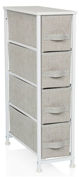 KOMODA, šedá, 20/76/48 cm MID.YOU - Široké komody, Online Only