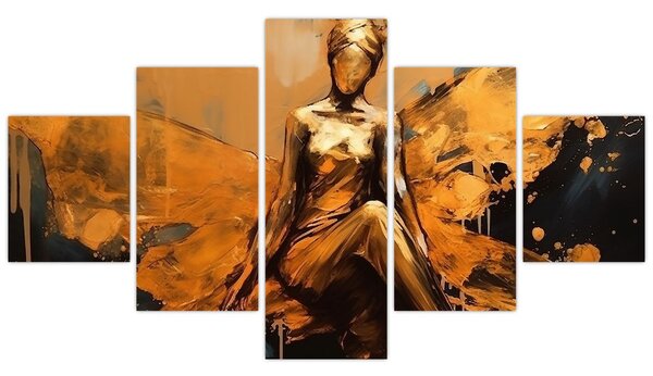 Obraz - Abstrakce víly (125x70 cm)