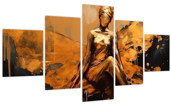 Obraz - Abstrakce víly (125x70 cm)