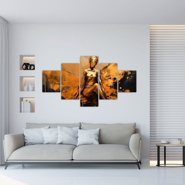 Obraz - Abstrakce víly (125x70 cm)