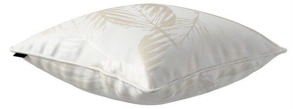 Gabi - potah na polštář šňůrka po obvodu barva zelená látka lesklé, pletený vzor, vzorované
