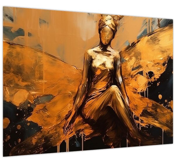 Obraz - Abstrakce víly (70x50 cm)