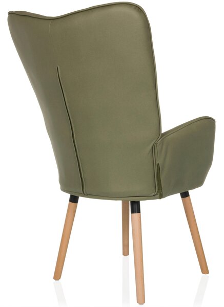 KŘESLO UŠÁK, textil, zelená MID.YOU - Křesla ušáky, Online Only