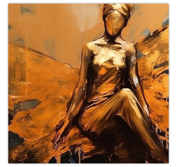 Obraz - Abstrakce víly (30x30 cm)