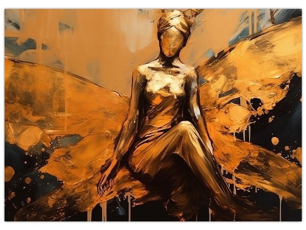 Obraz - Abstrakce víly (70x50 cm)