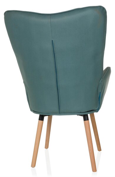 KŘESLO UŠÁK, textil, mátově zelená MID.YOU - Křesla ušáky, Online Only